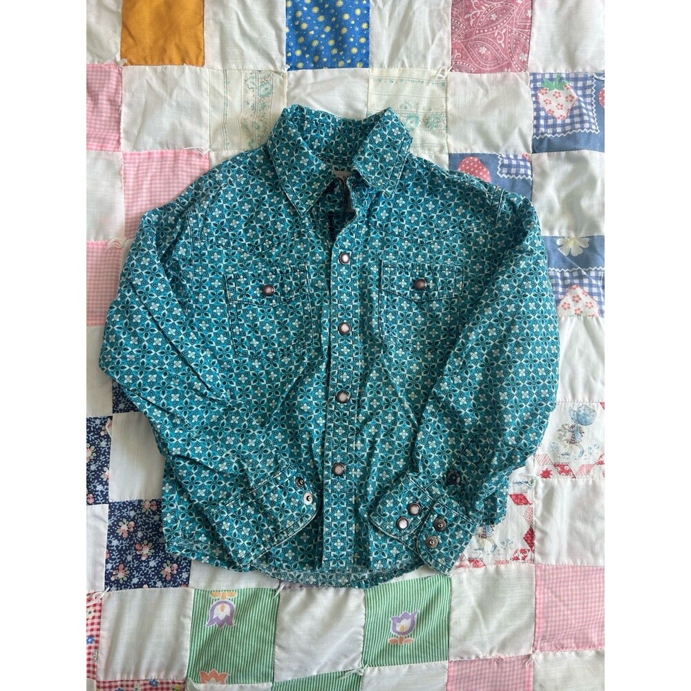 Kids Cinch Shirt Teal 2T